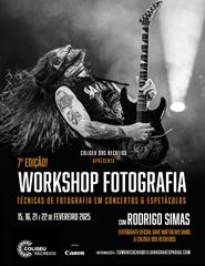 WORKSHOP FOTOGRAFIA |Técnicas de Fotografia em Concertos & Espetáculos