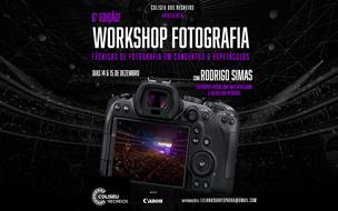 WORKSHOP FOTOGRAFIA |Técnicas de Fotografia em Concertos & Espetáculos