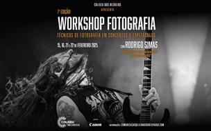 WORKSHOP FOTOGRAFIA |Técnicas de Fotografia em Concertos & Espetáculos